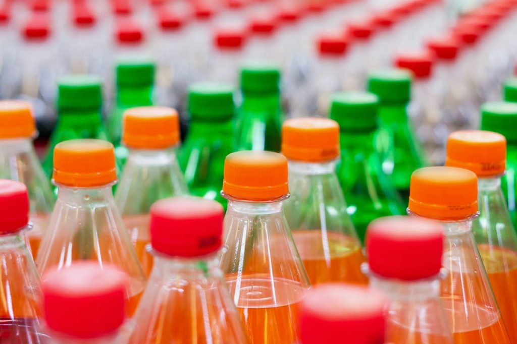 photo of bottles of soda