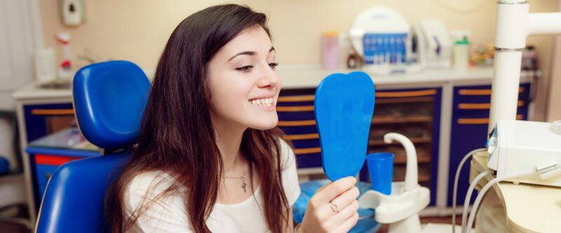 happy dental patient