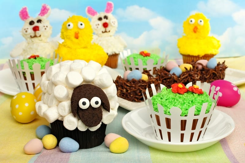 photo of easter candies and treats