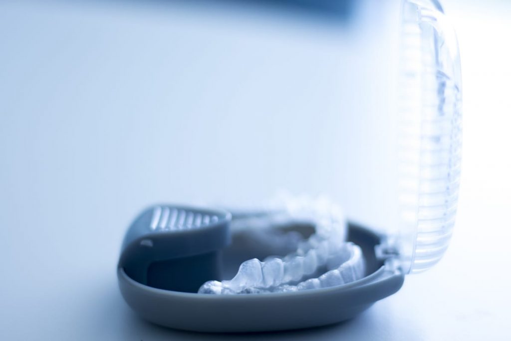 invisalign in a tray